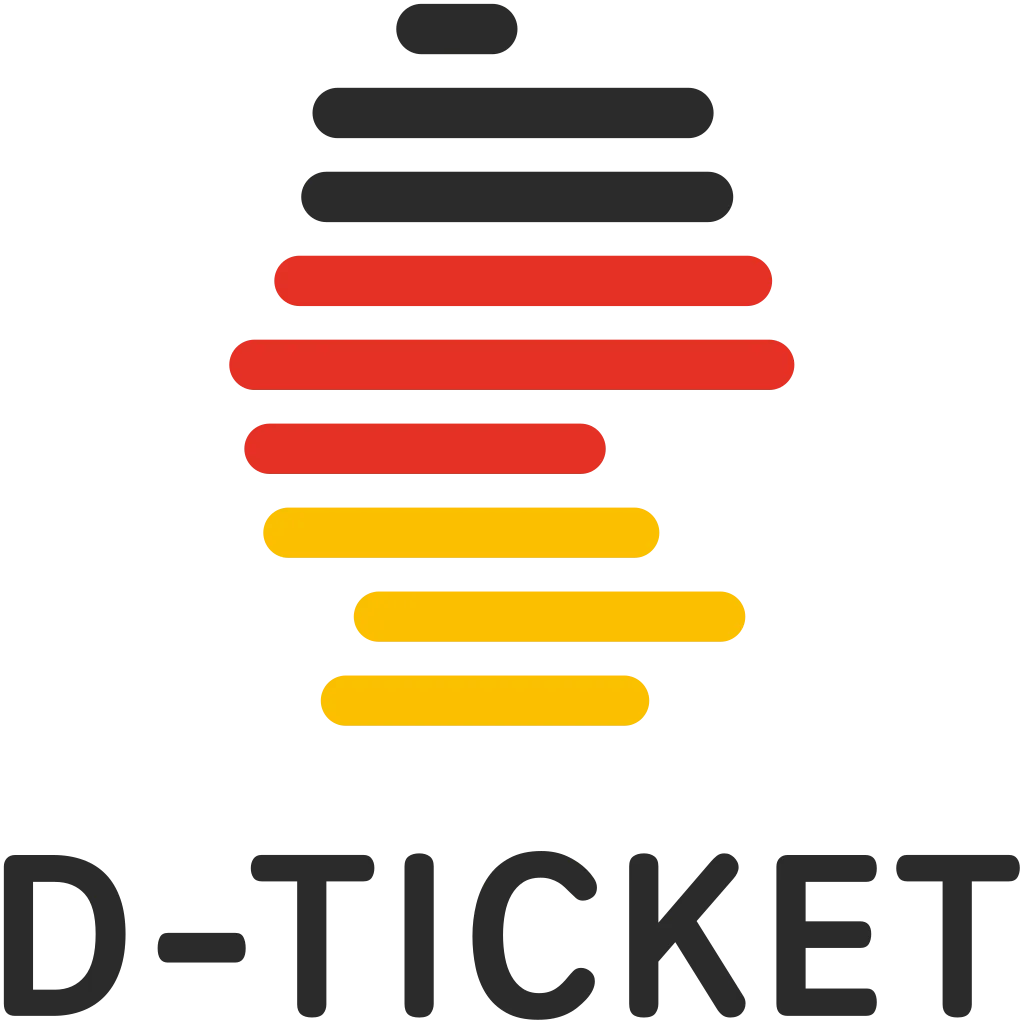 Logo des Deutschlandtickets